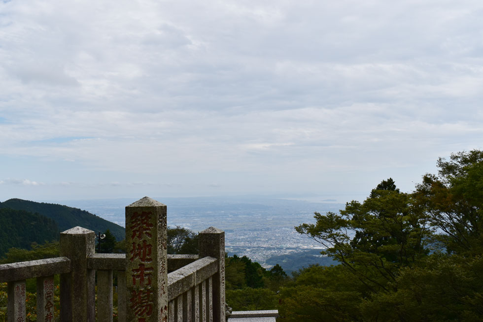 阿夫利神社からの景色